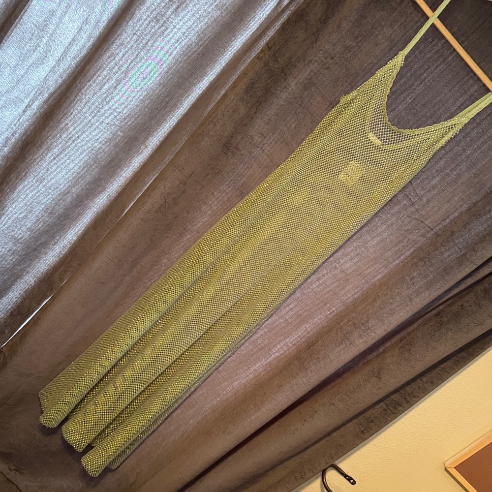 NWT Free People Embellished Fishnet Maxi Dress